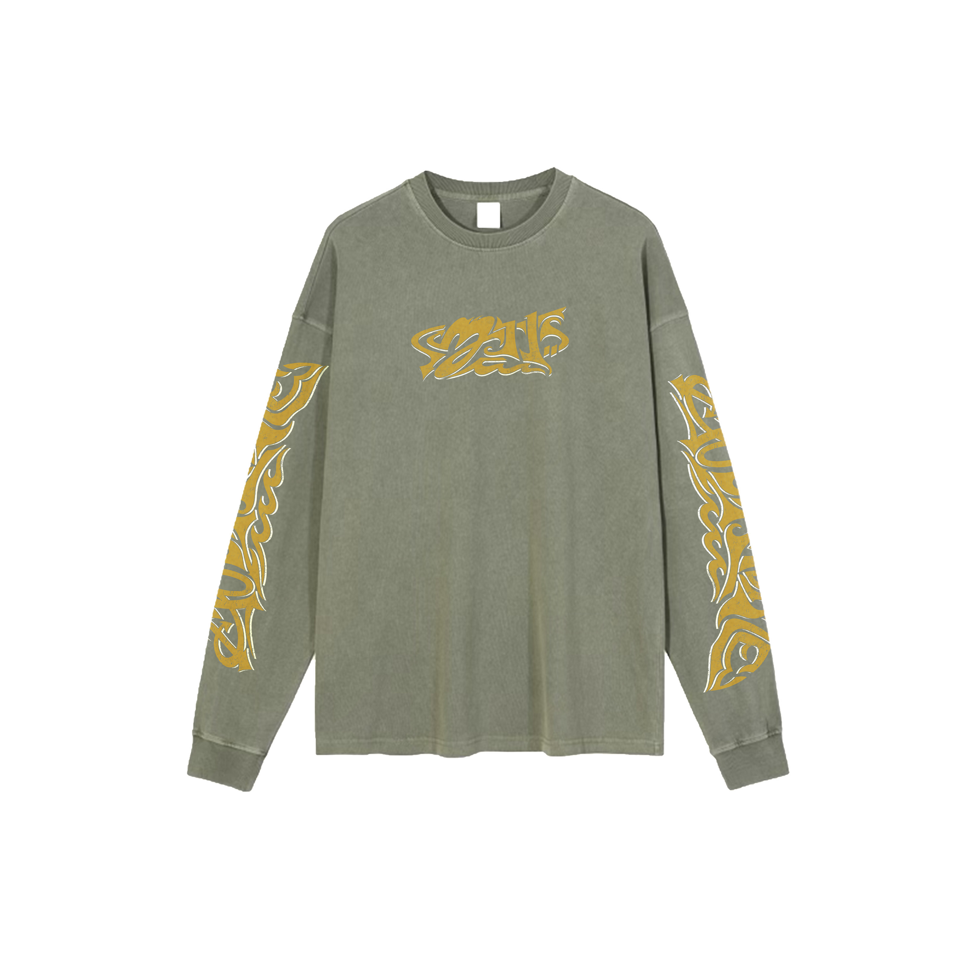 Green "Modern Daze" Long Sleeve