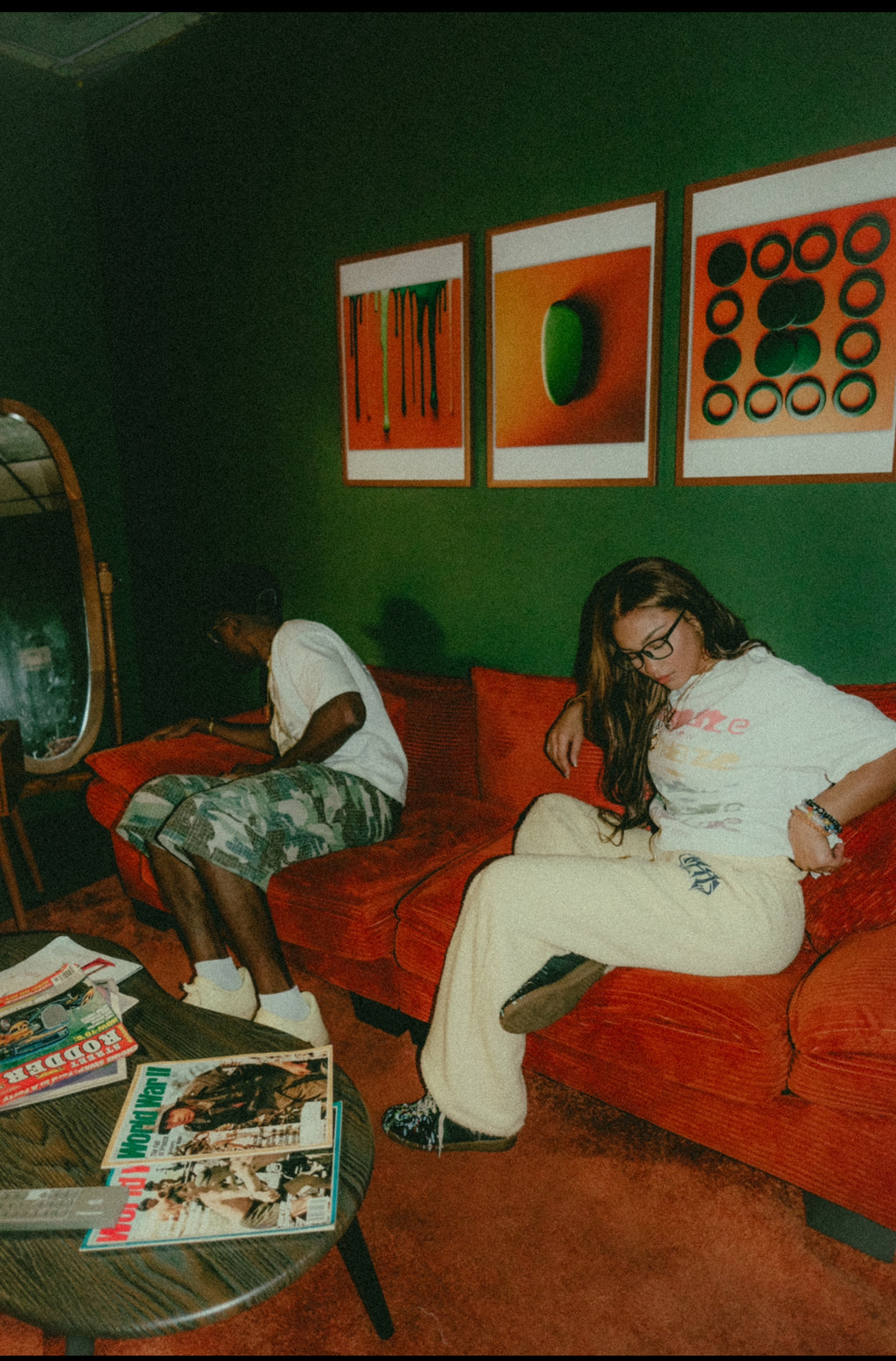 Yellow "Sofa" Sweat