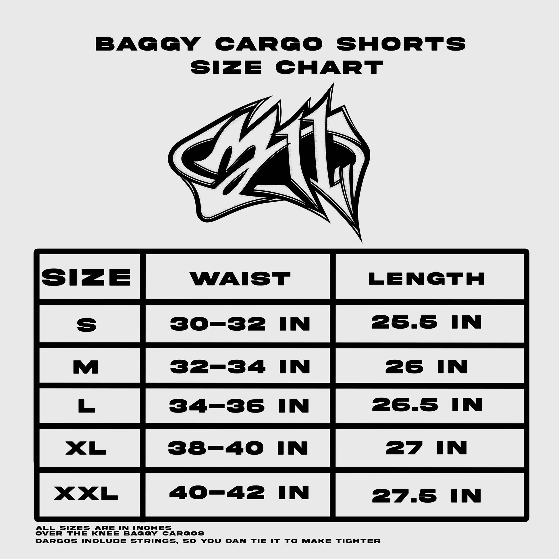 "Forever" Baggy Cargo Short