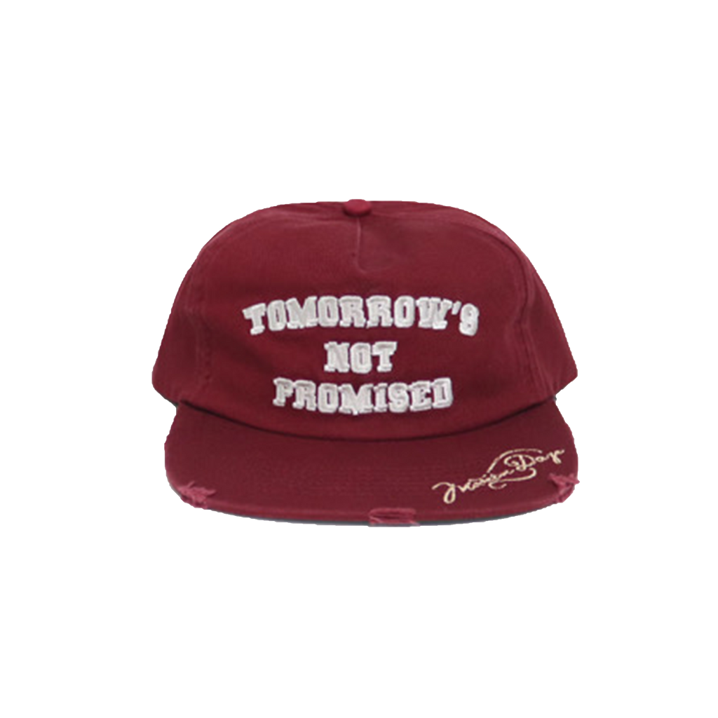 Burgundy "Tomorrow's Not Promised" Hat