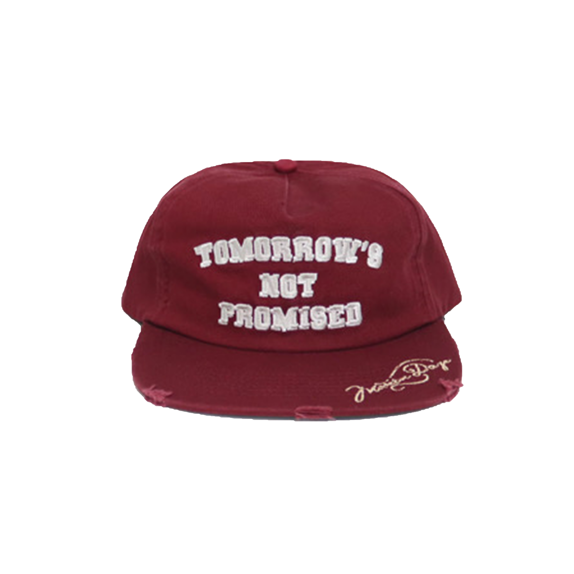 Burgundy "Tomorrow's Not Promised" Hat