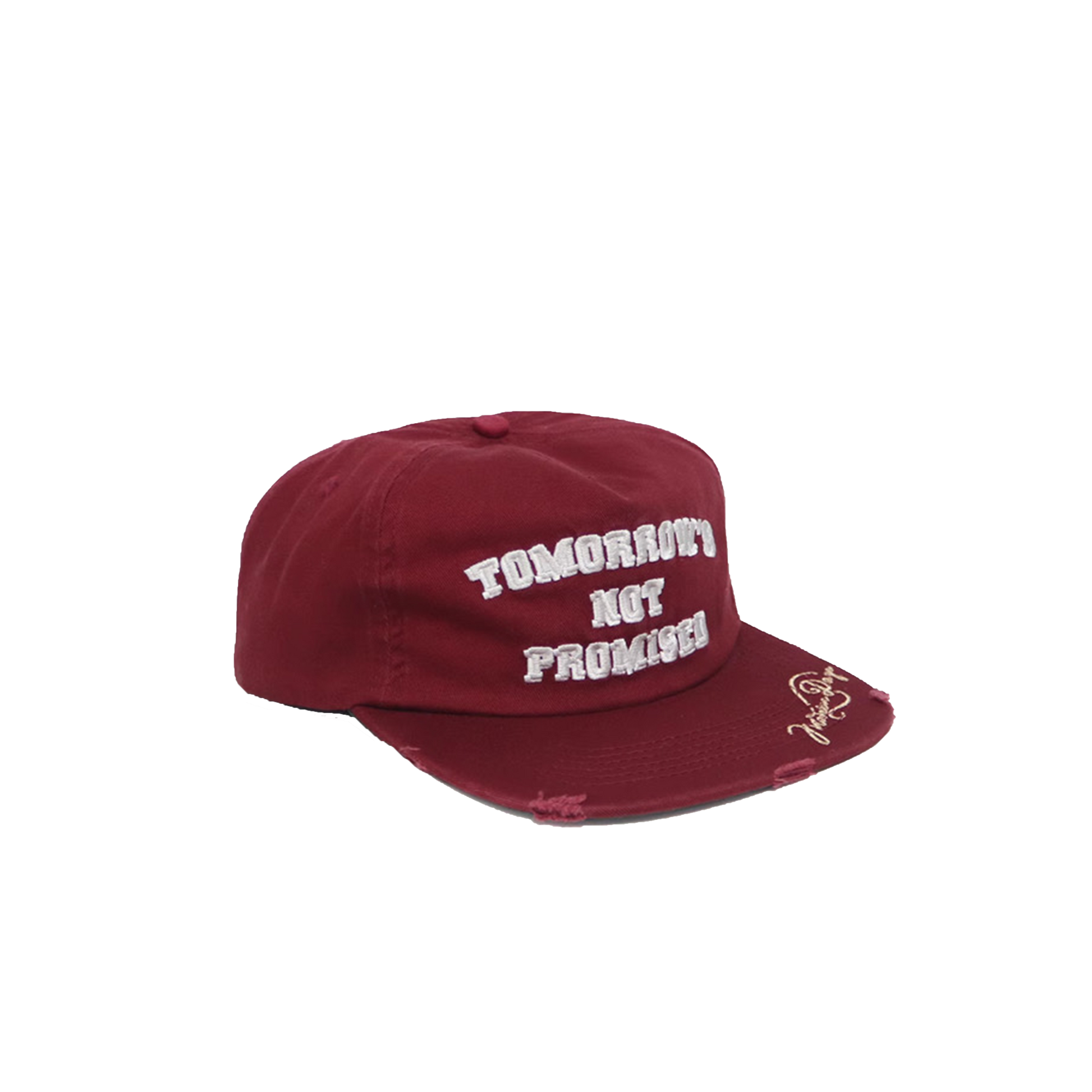 Burgundy "Tomorrow's Not Promised" Hat