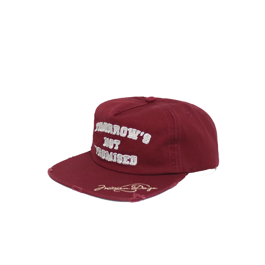 Burgundy "Tomorrow's Not Promised" Hat