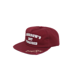 Burgundy "Tomorrow's Not Promised" Hat