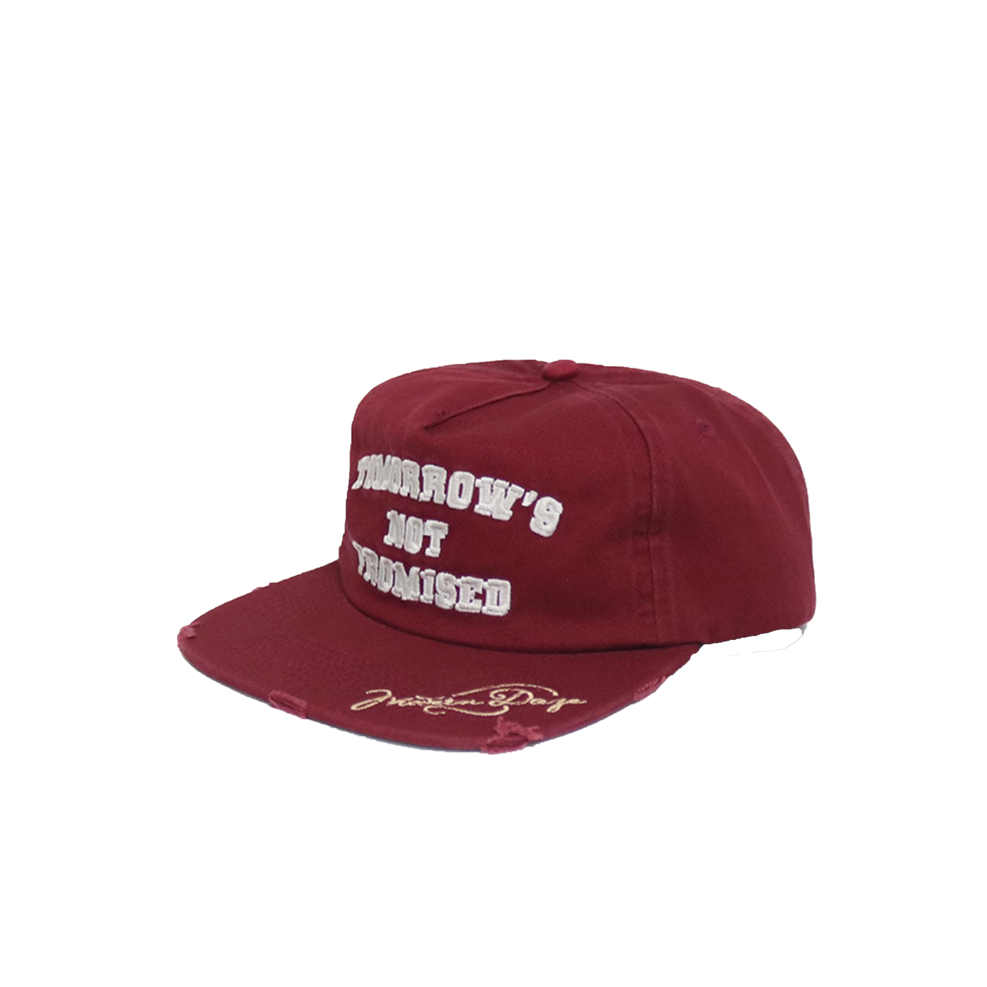 Burgundy "Tomorrow's Not Promised" Hat