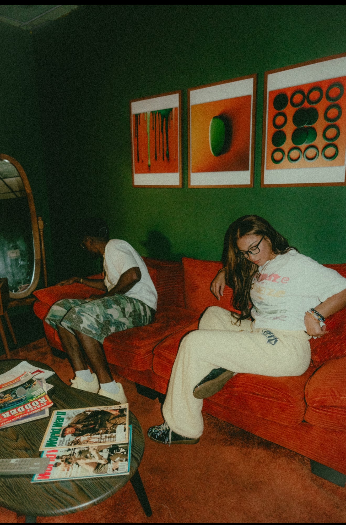 Mint Green "Sofa" Sweat