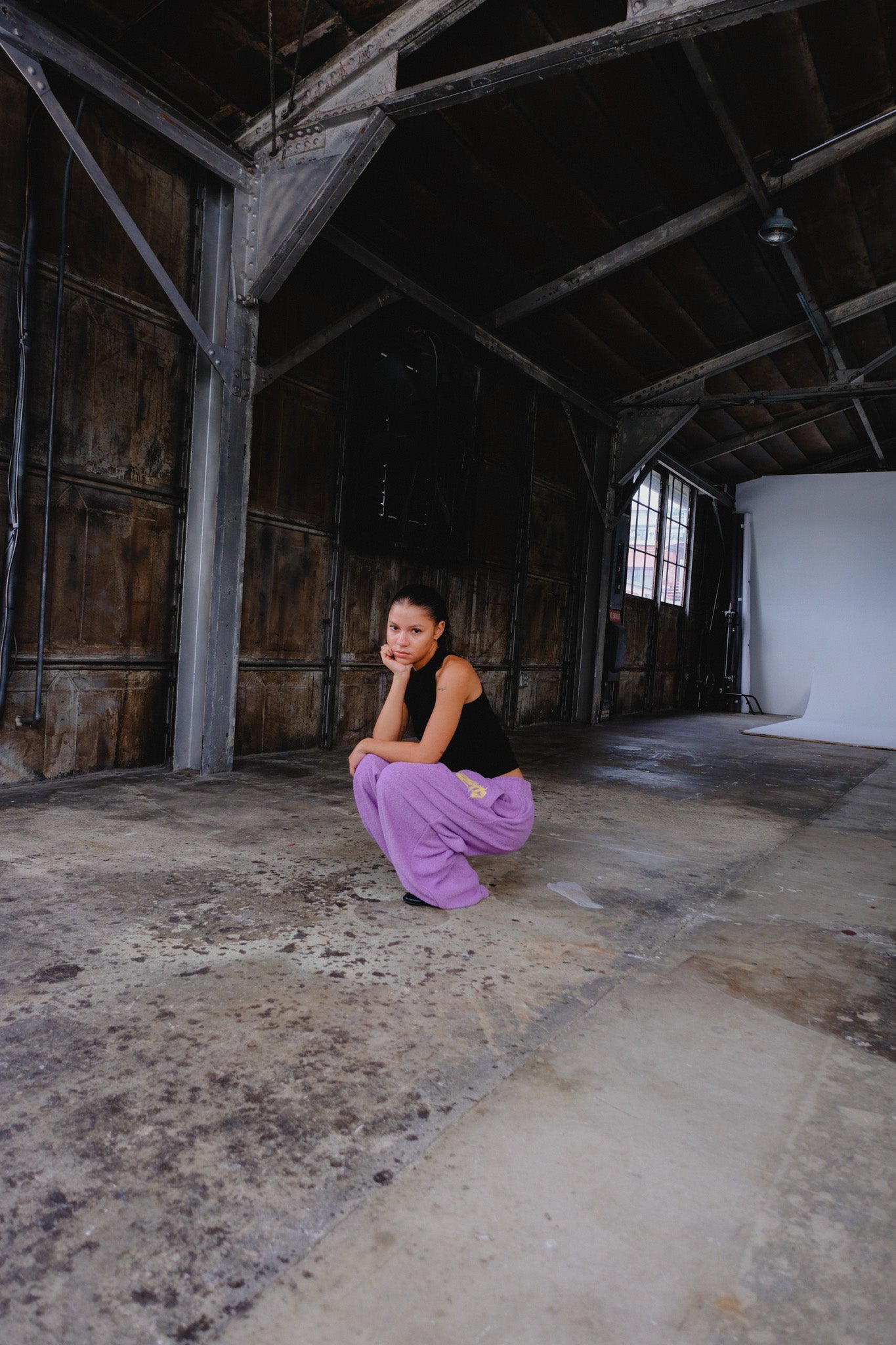 Purple  "Sofa" Sweat