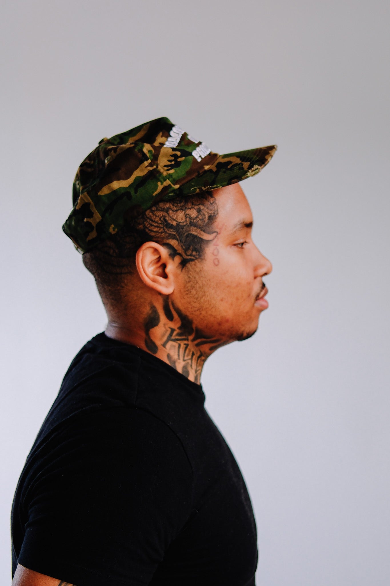 Camo Distressed "Tomorrow's Not Promised" Hat