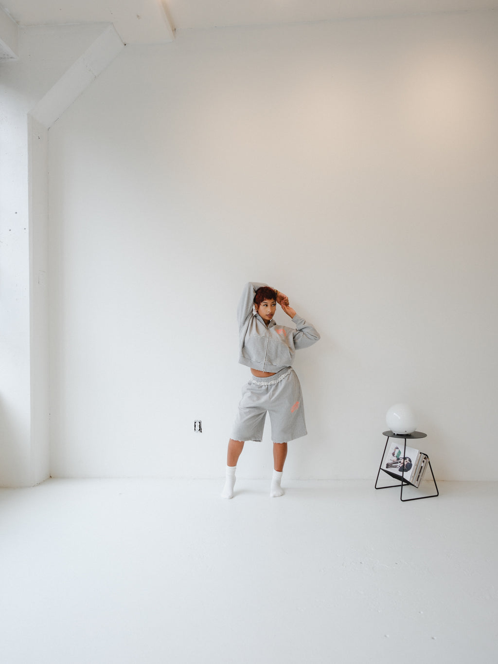 "Salmon" MD Baggy Sweat Short