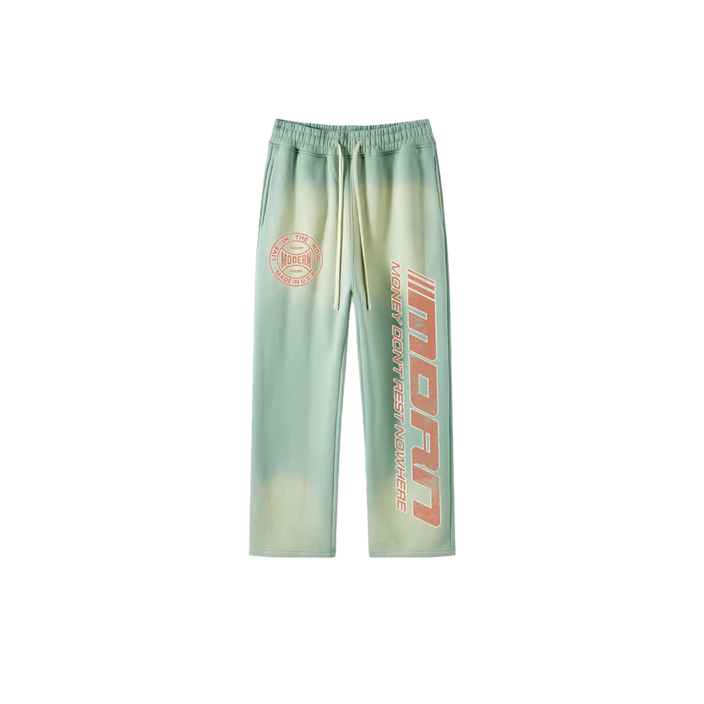 Mint "MONEY DON'T REST NOWHERE" Sweat