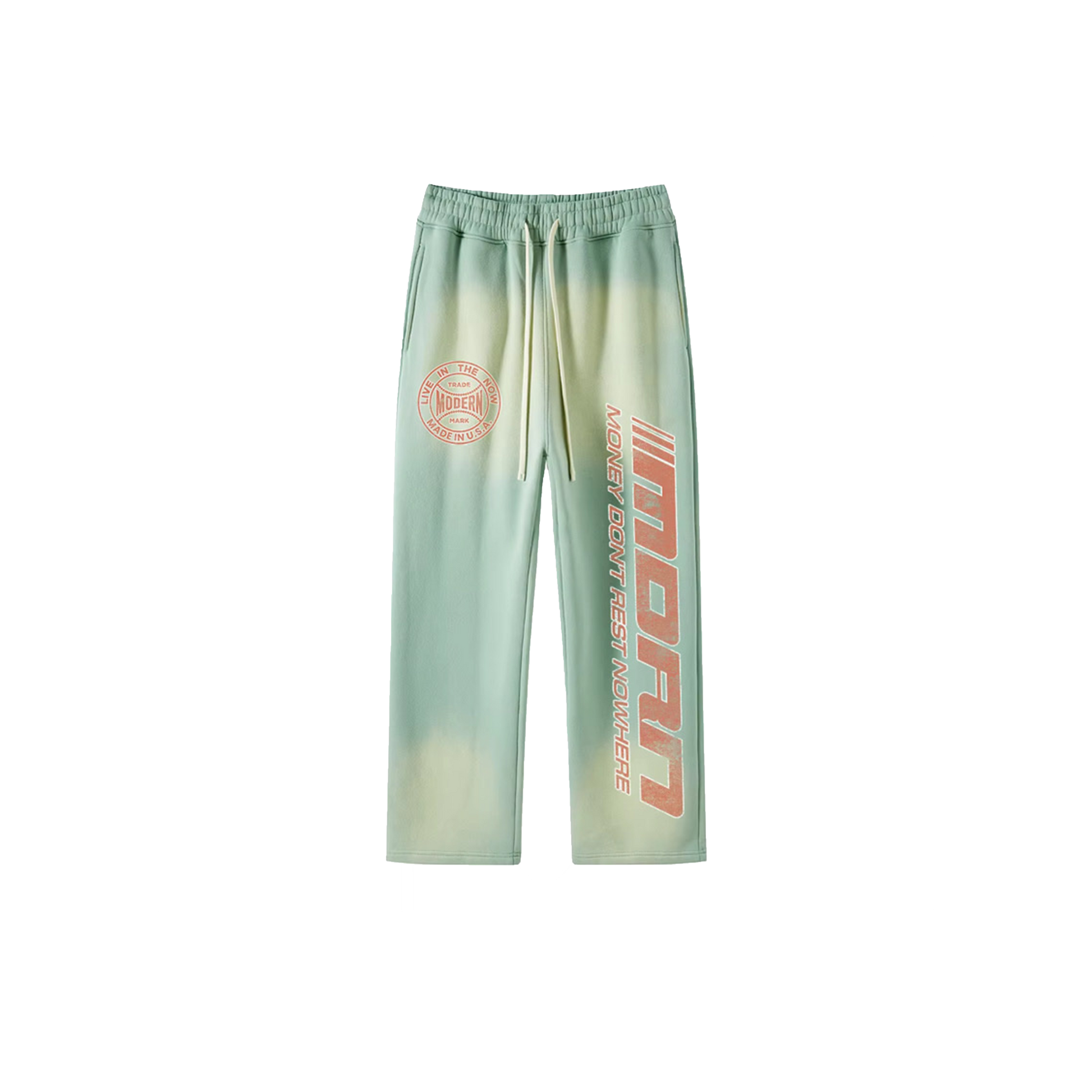 Mint "MONEY DON'T REST NOWHERE" Sweat