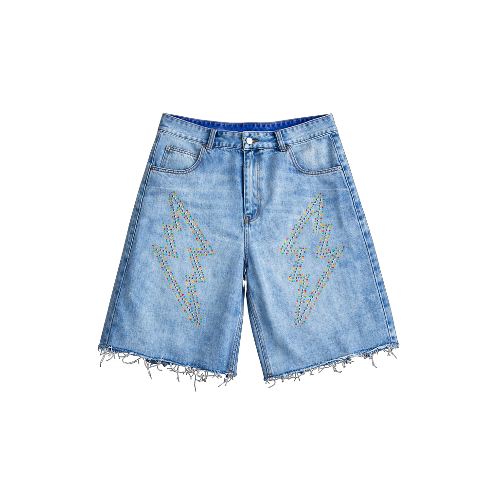 Diamond Daze Denim Shorts