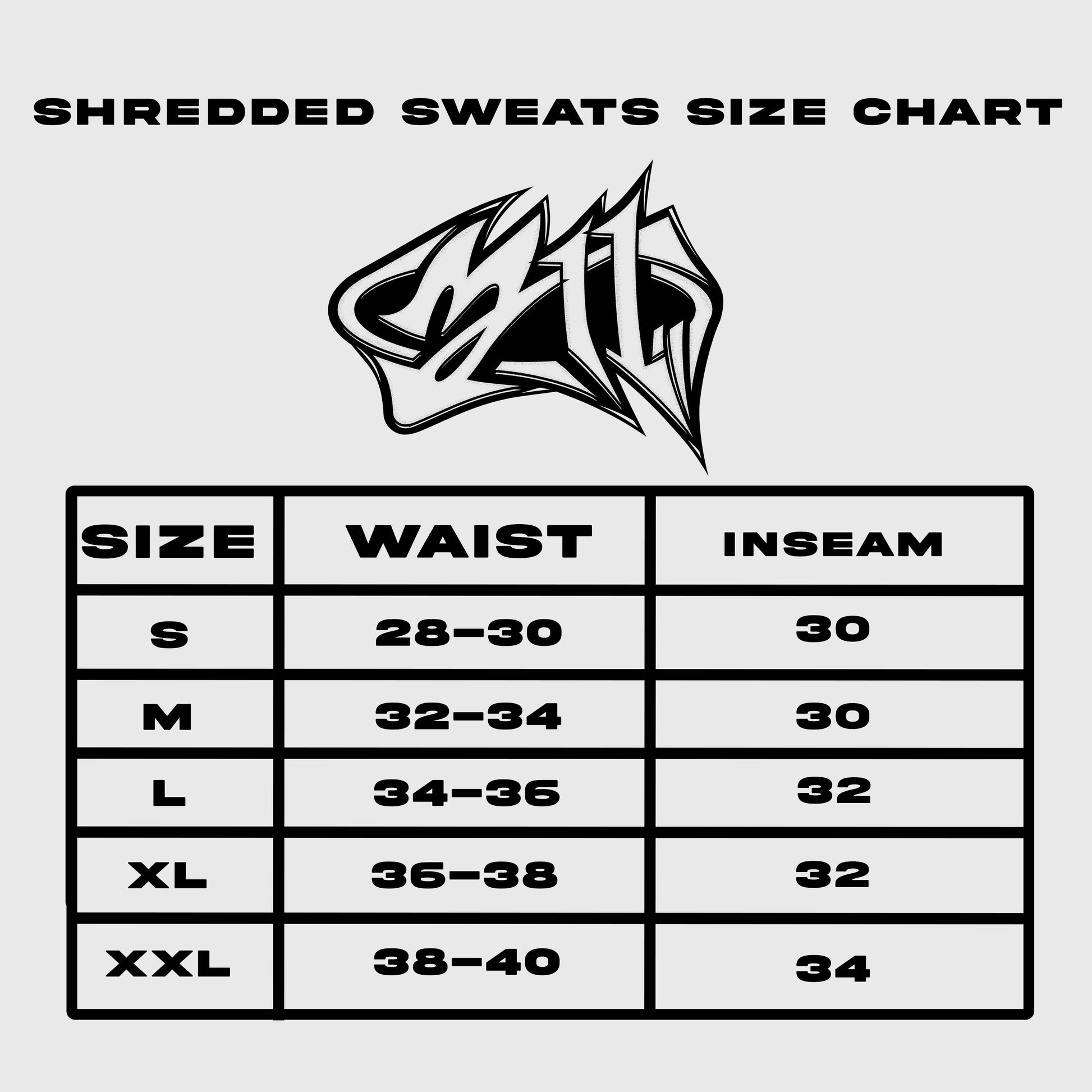 Vintage Black "Shredded Sweats"