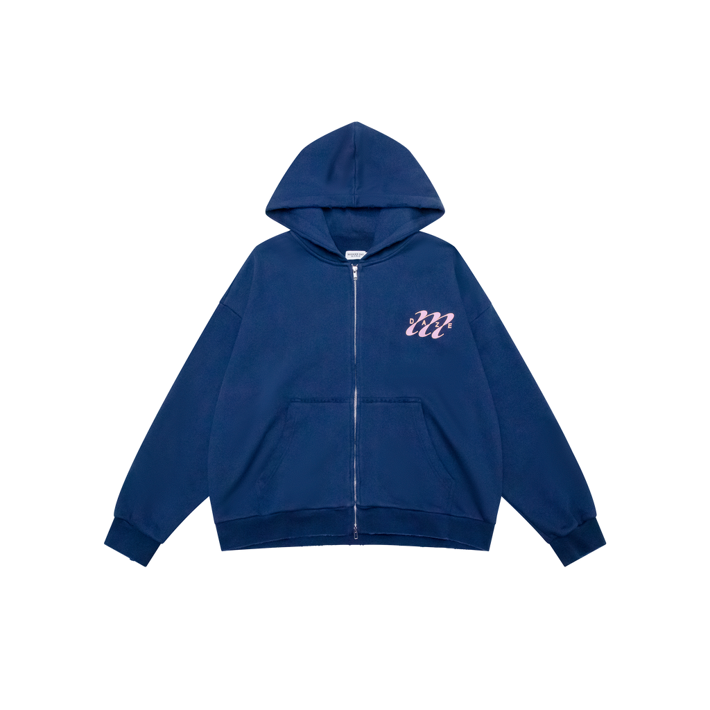 Dazey Navy Blue Zip