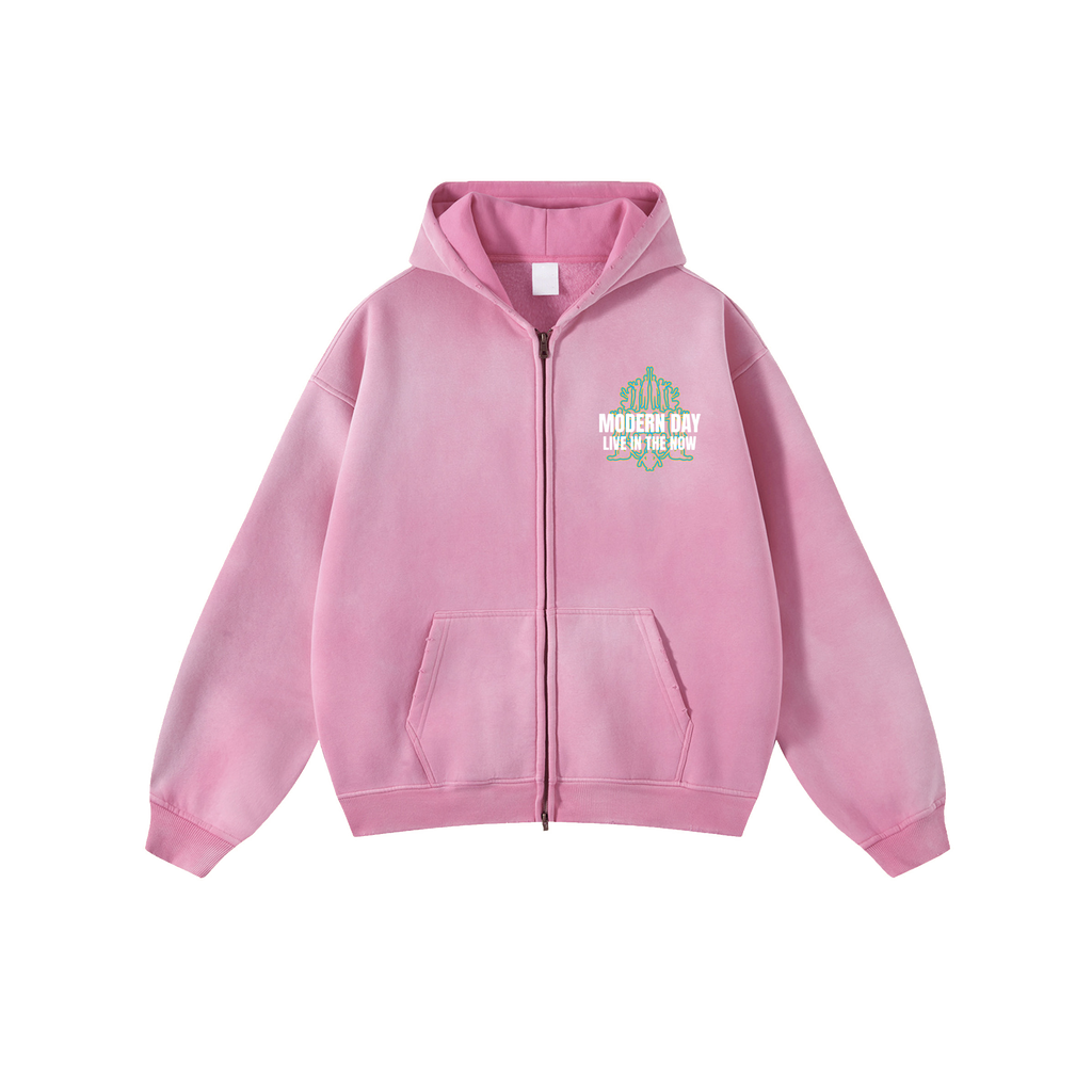 Pink "Harmony" Zip-Up