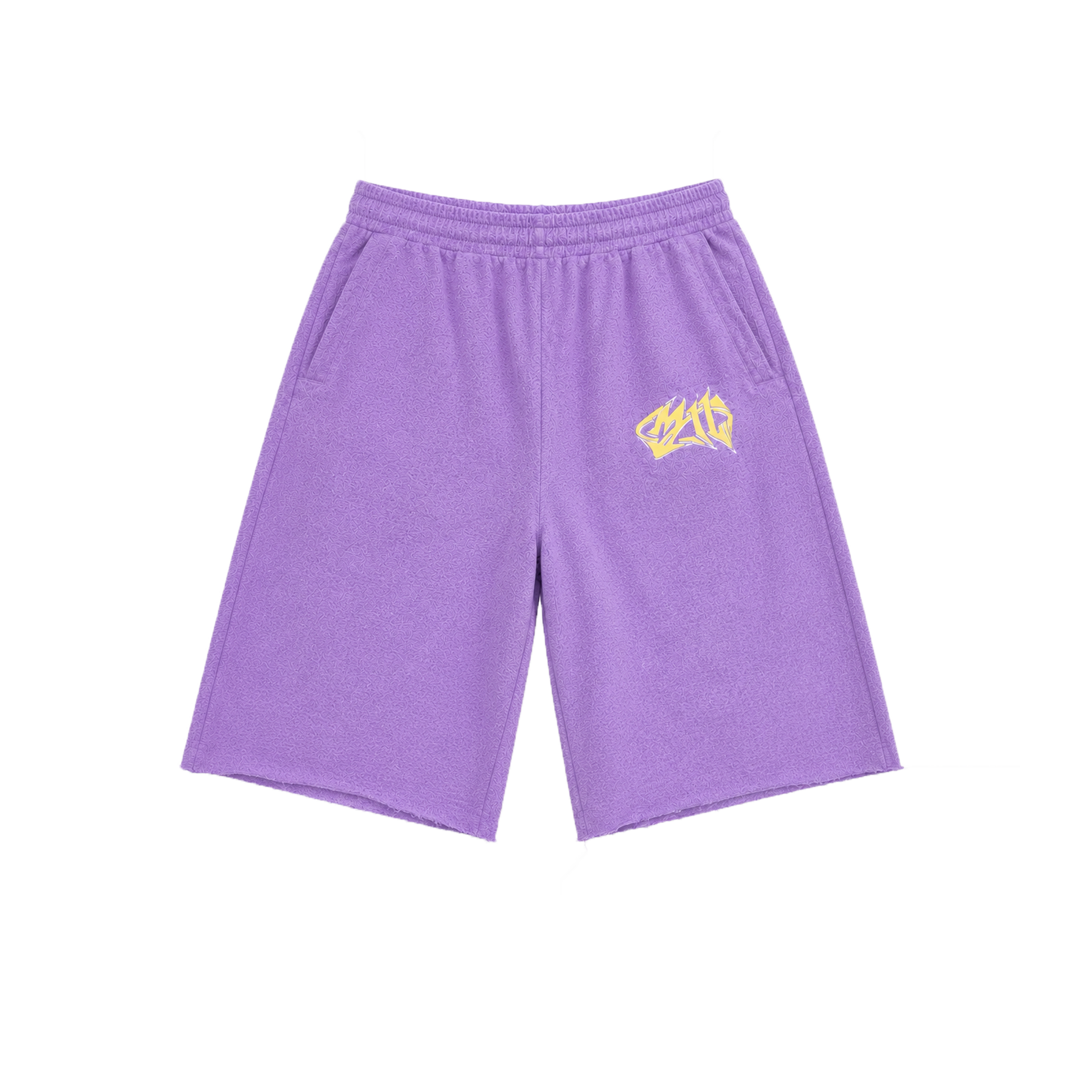 Purple  "Sofa" Sweat Baggy Short