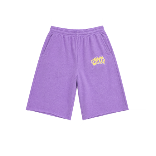 Purple  "Sofa" Sweat Baggy Short