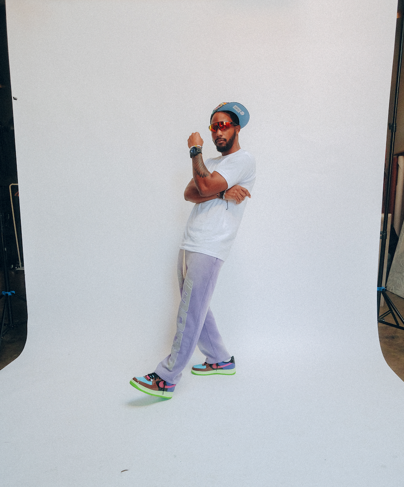 Purple "MONEY DON'T REST NOWHERE" Sweat