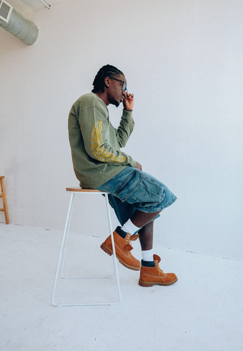 Green "Modern Daze" Long Sleeve