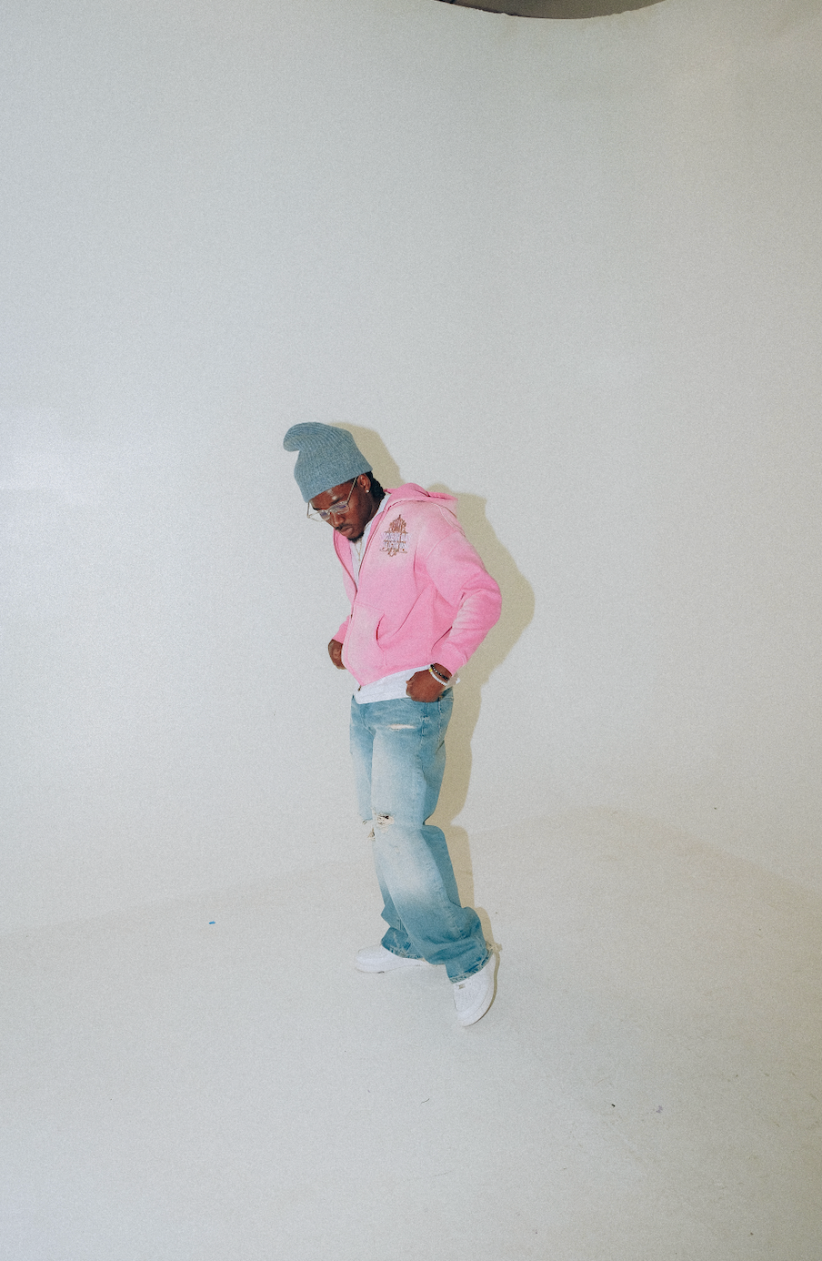 Pink "Harmony" Zip-Up