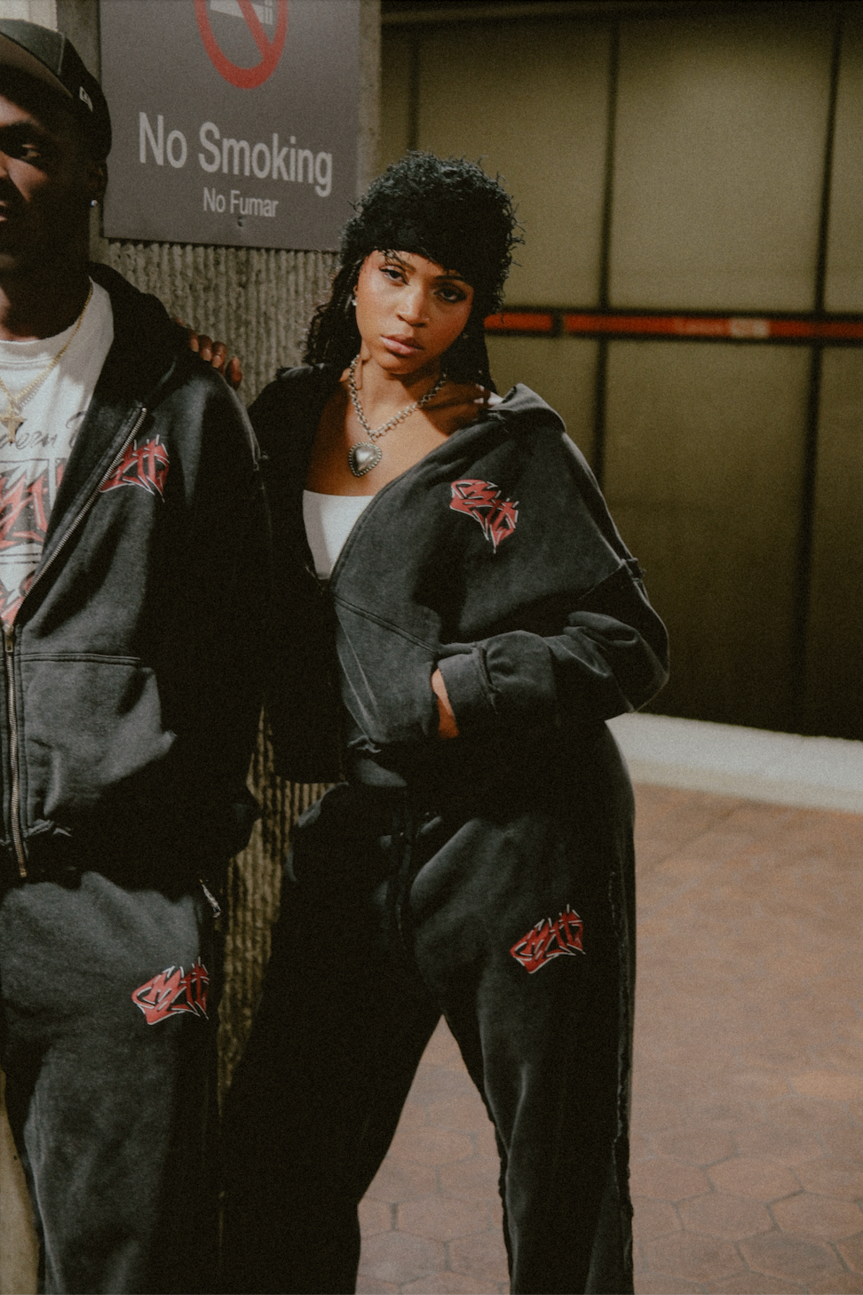 Vintage Black "Shredded Sweats"