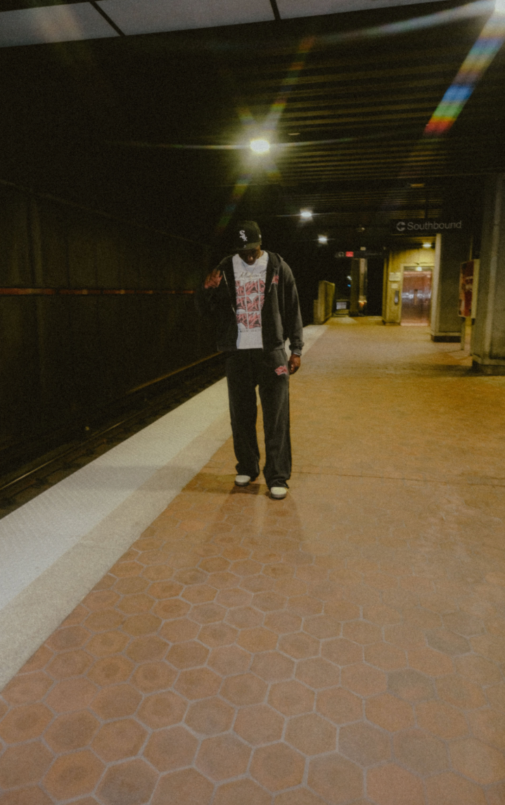 Vintage Black "Shredded Sweats"