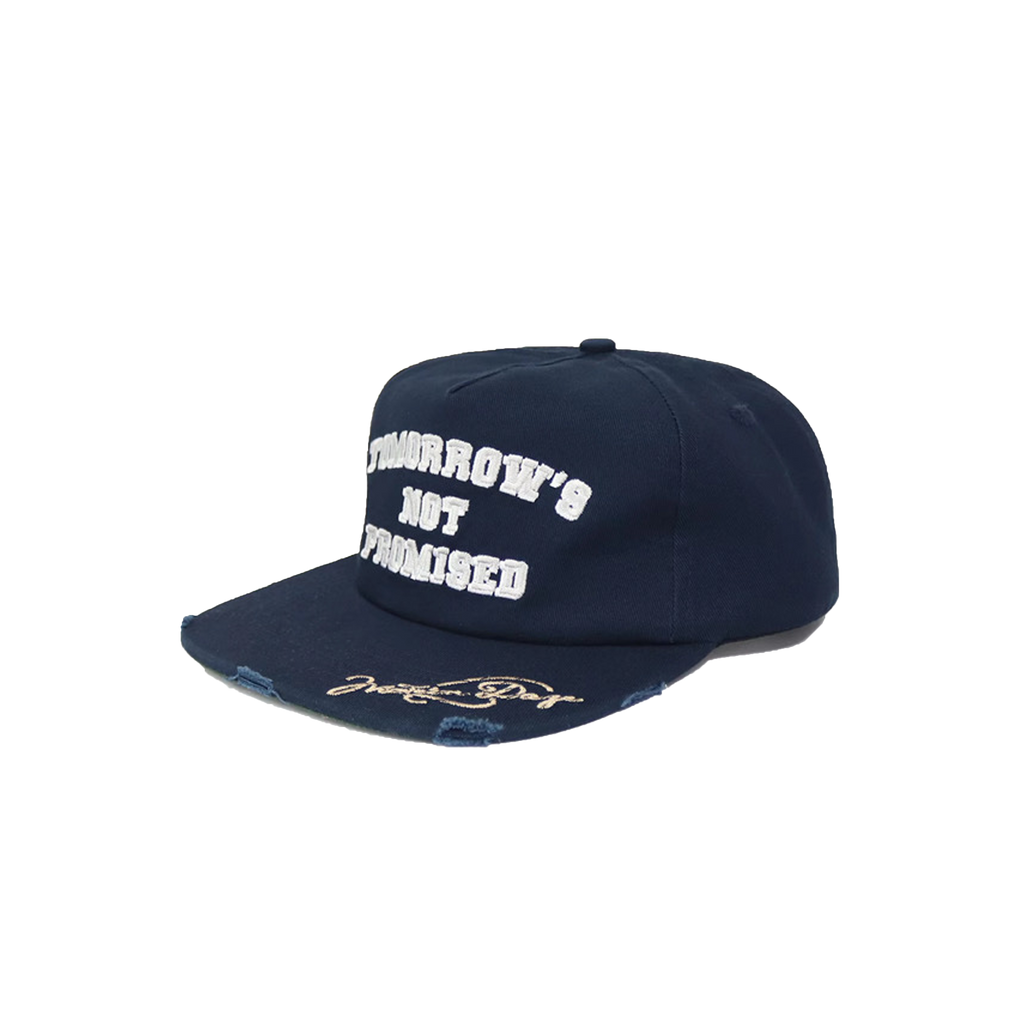 Navy Distressed "Tomorrow's Not Promised" Hat