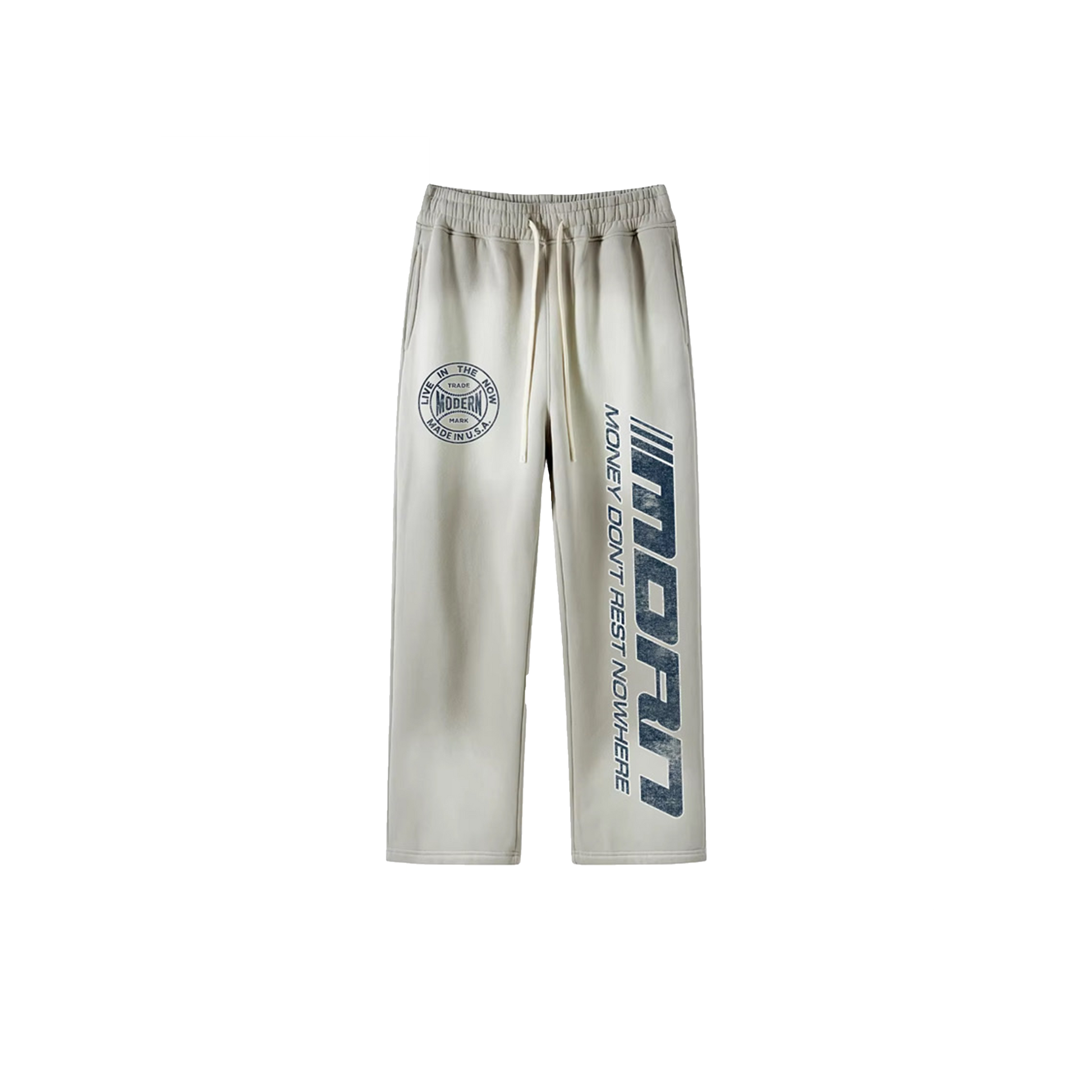 Grey "MONEY DON'T REST NOWHERE" Sweat