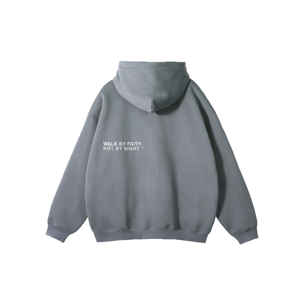 Grey "Walk by Faith" Zip Ups